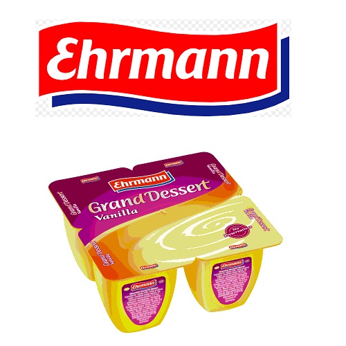 Váng sữa Vanilla 100gr hiệu Ehrmann